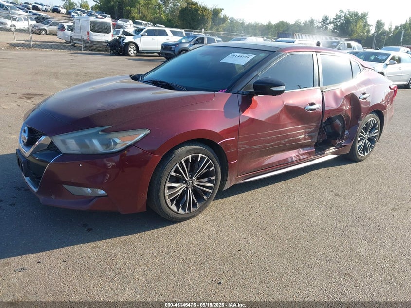 Vin: 1n4aa6ap7gc447357, lot: 46646233, nissan maxima 3.5 platinum 20162