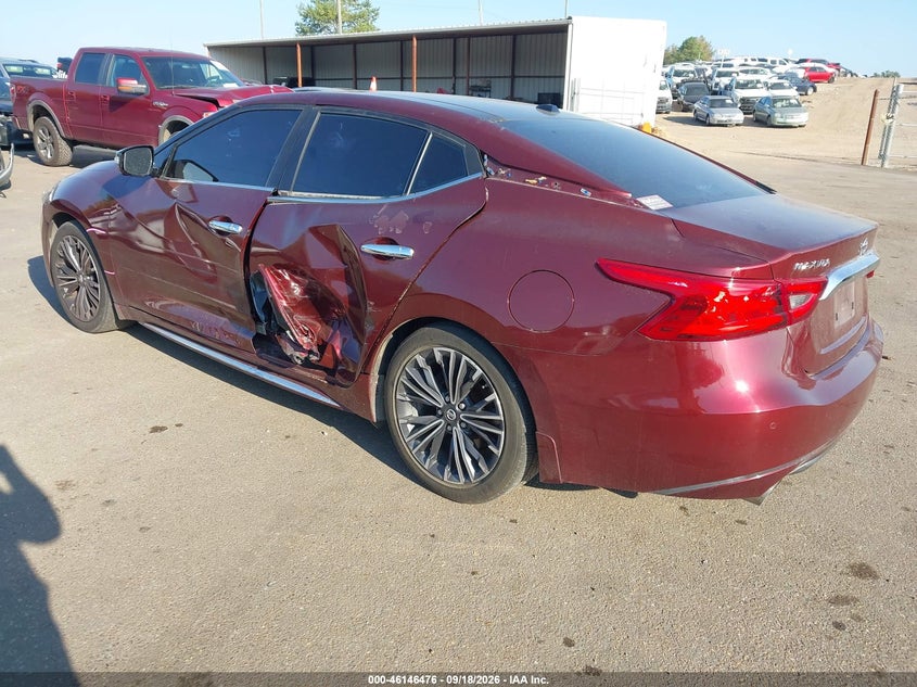 Vin: 1n4aa6ap7gc447357, lot: 46646233, nissan maxima 3.5 platinum 20163