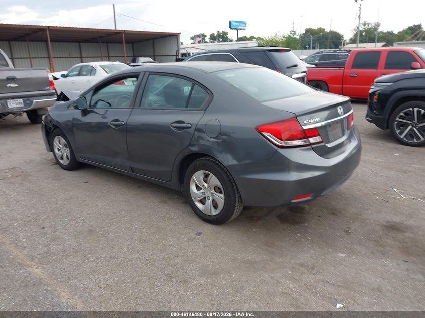 Vin: 2hgfb2f51dh560146, lot: 46646237, honda civic lx 20133