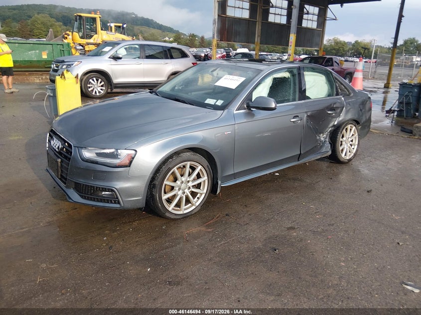 Vin: wauffafl8fn008162, lot: 46646251, audi a4 2.0t premium 20152