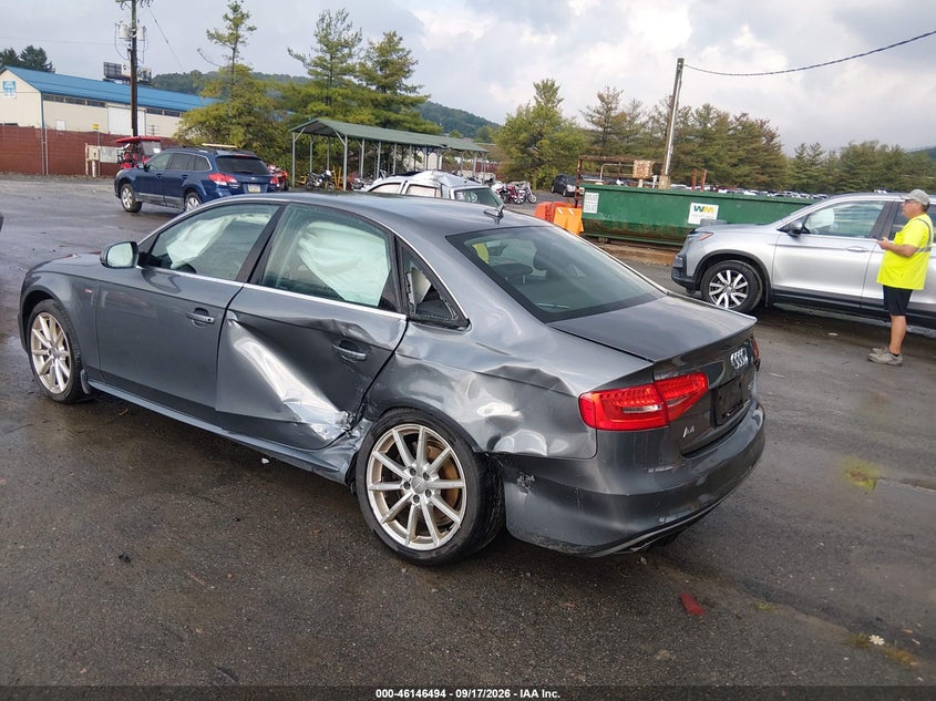 Vin: wauffafl8fn008162, lot: 46646251, audi a4 2.0t premium 20153