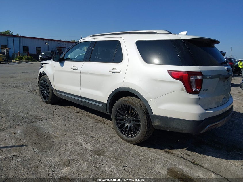 Vin: 1fm5k8dh6gga57458, lot: 46646267, ford explorer xlt 20163