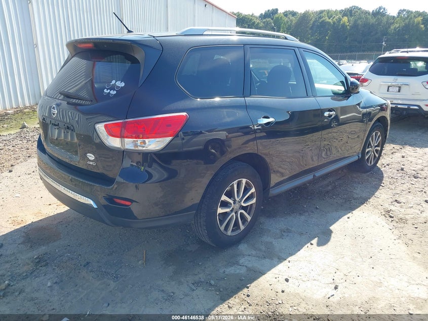 Vin: 5n1ar2mm0fc691293, lot: 46646295, nissan pathfinder s 20154