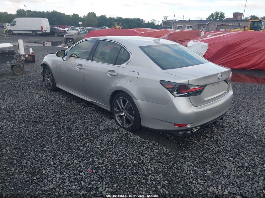 Vin: jthba1bl8ga000933, lot: 46646311, lexus gs 200t 20163