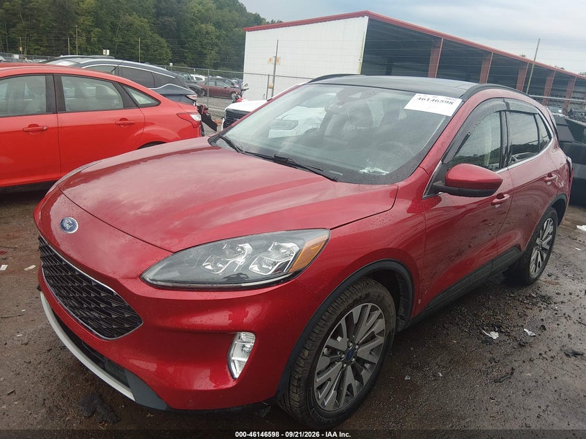 Vin: 1fmcu9j94nub96541, lot: 46646355, ford escape titanium 20222