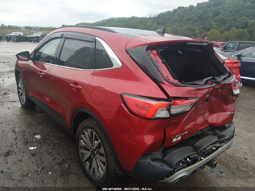 Vin: 1fmcu9j94nub96541, lot: 46646355, ford escape titanium 20223