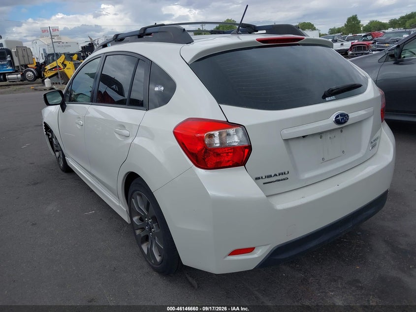 Vin: jf1gpap64gh284177, lot: 46646417, subaru impreza 2.0i sport premium 20163
