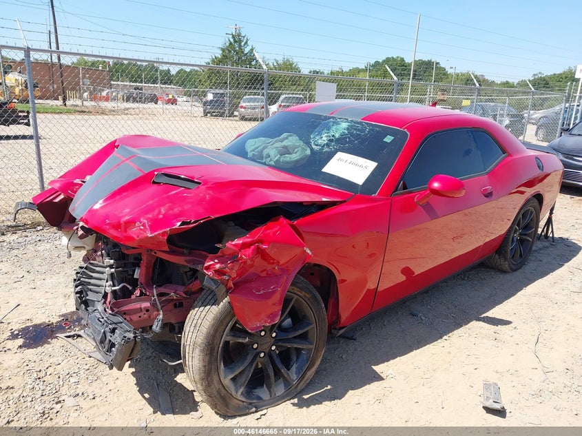 Vin: 2c3cdzag2gh201491, lot: 46646422, dodge challenger sxt 20162