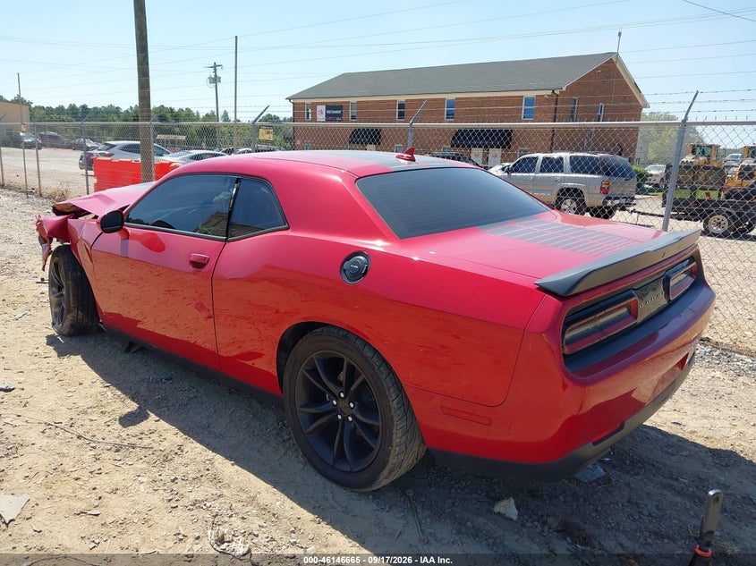Vin: 2c3cdzag2gh201491, lot: 46646422, dodge challenger sxt 20163