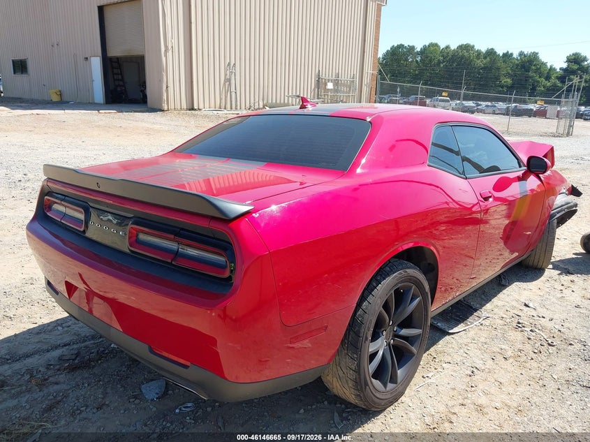 Vin: 2c3cdzag2gh201491, lot: 46646422, dodge challenger sxt 20164