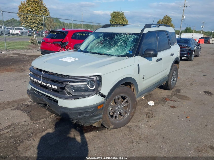 Vin: 3fmcr9b65rrf47685, lot: 46646436, ford bronco sport big bend 20242