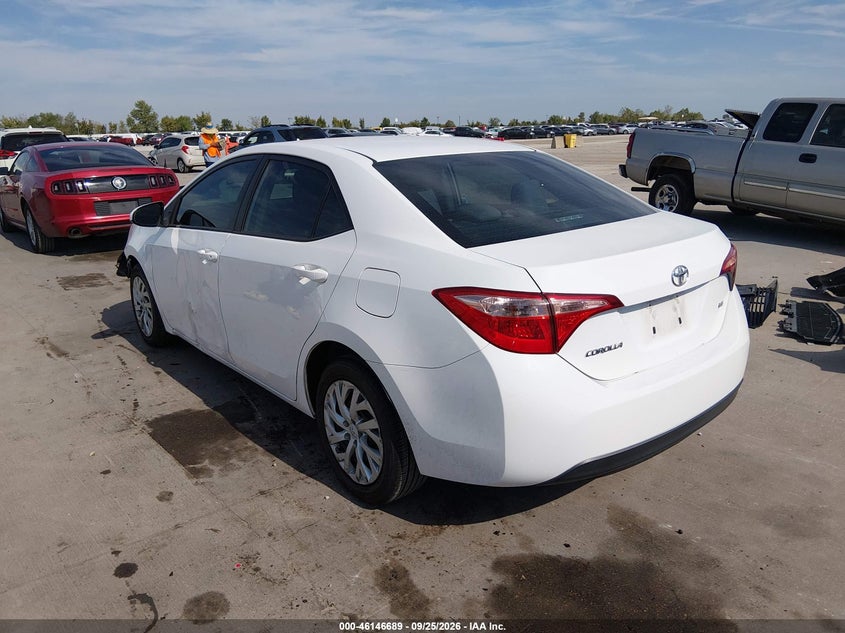 Vin: 5yfburhe1kp888221, lot: 46646446, toyota corolla le 20193