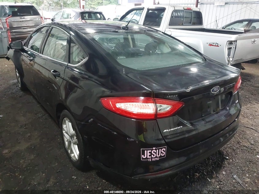 Vin: 3fa6p0h79gr298460, lot: 46646447, ford fusion se 20163