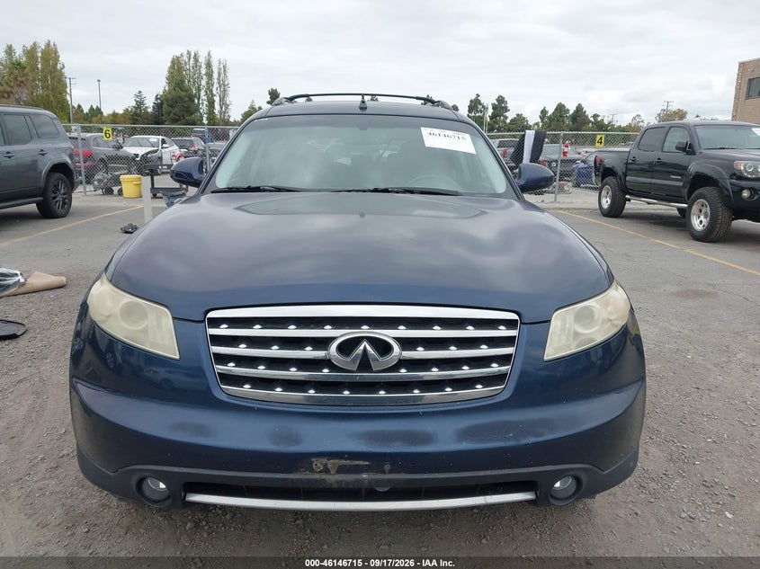 INFINITI FX35 2008 VIN JNRAS08W68X206109