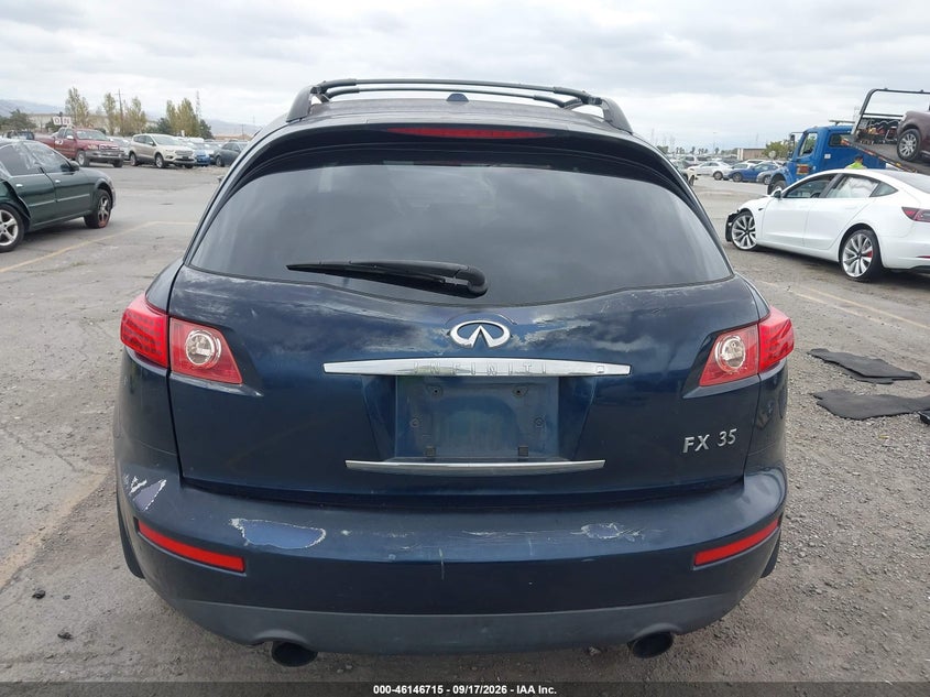 INFINITI FX35 2008 VIN JNRAS08W68X206109