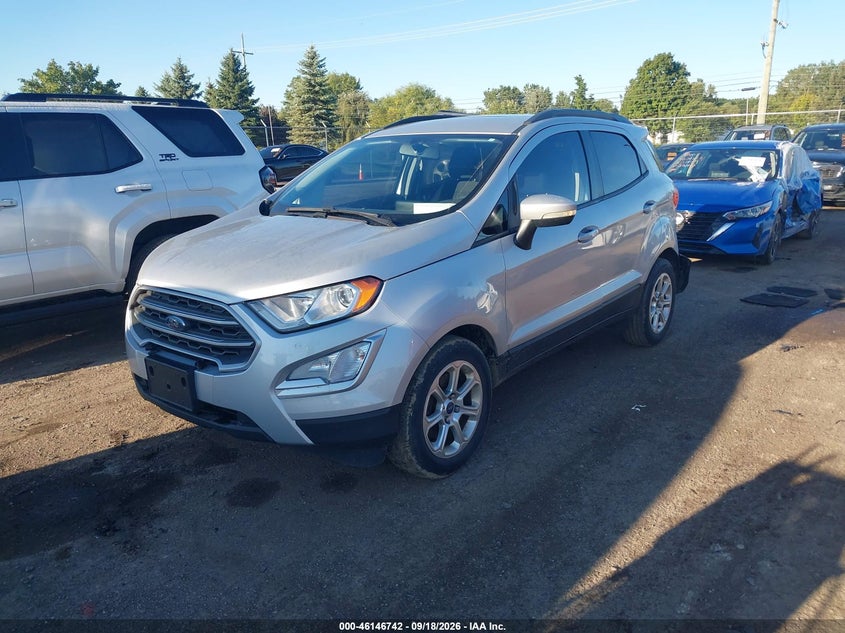 Vin: maj3p1te2jc185602, lot: 46646499, ford ecosport se 20182