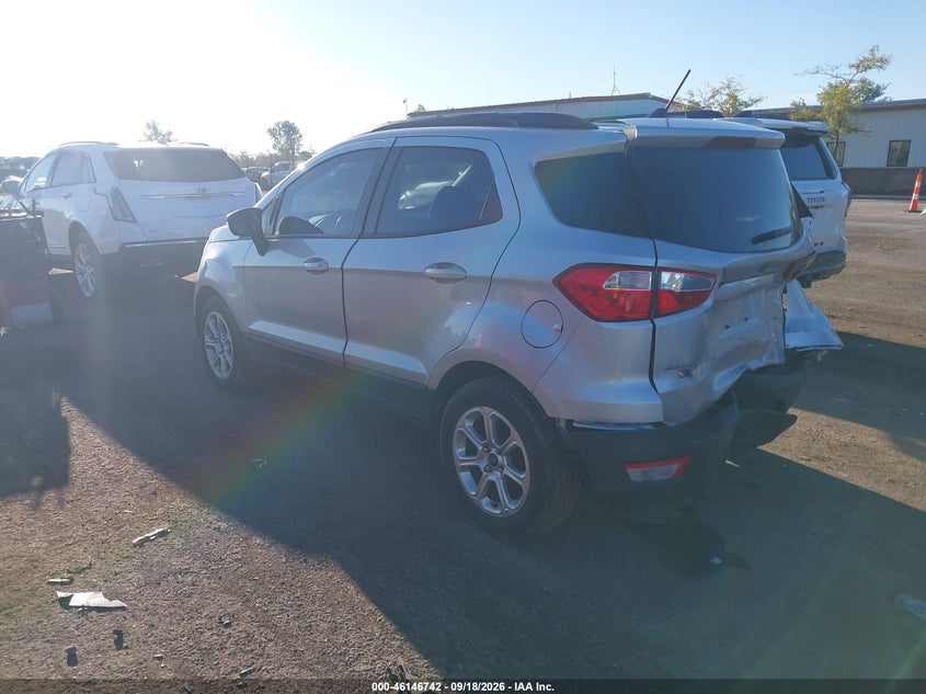 Vin: maj3p1te2jc185602, lot: 46646499, ford ecosport se 20183