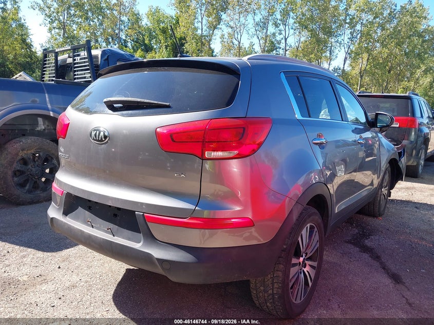 Vin: kndpccac3g7816895, lot: 46646501, kia sportage ex 20164