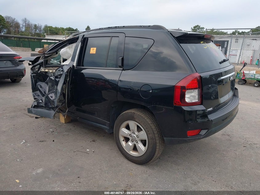 Vin: 1c4njcea3hd213230, lot: 46646514, jeep compass latitude fwd 20173
