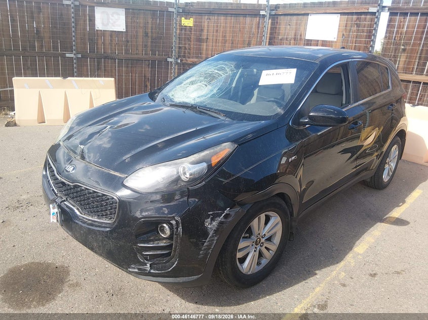 Vin: kndpmcac4j7395449, lot: 46646533, kia sportage lx 20182