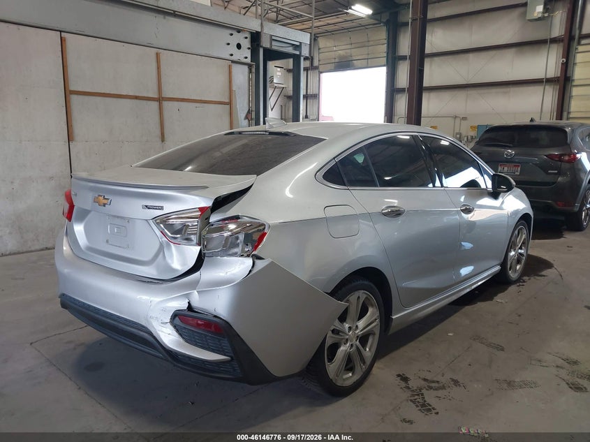 Vin: 1g1bg5sm7g7290300, lot: 46646534, chevrolet cruze premier auto 20164
