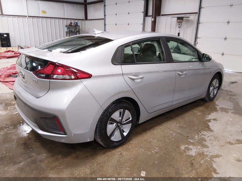 Vin: kmhc65lc9lu220681, lot: 46646545, hyundai ioniq hybrid blue 20204