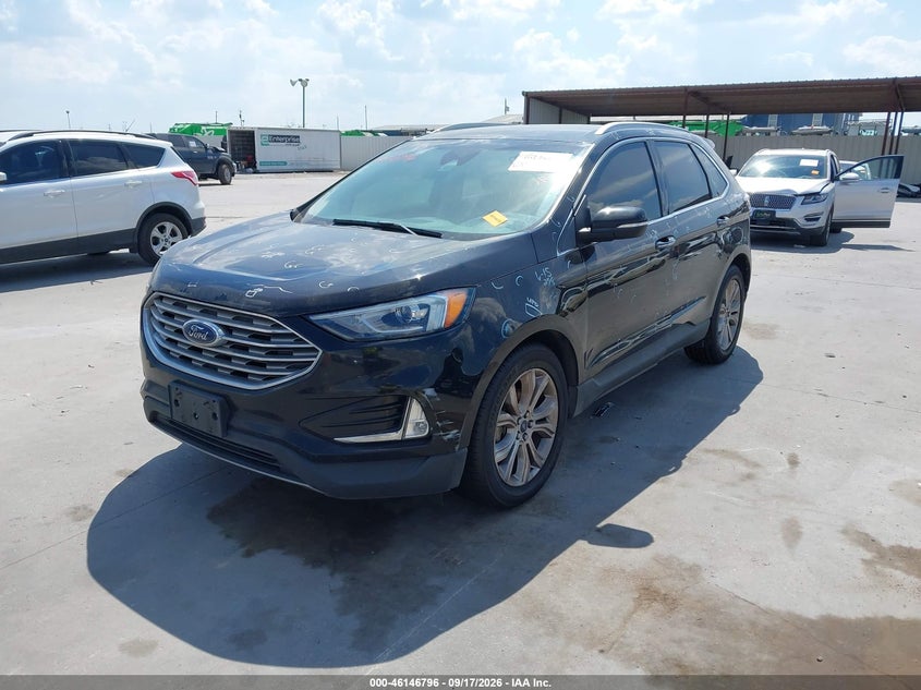Vin: 2fmpk3k9xkbb55710, lot: 46646553, ford edge titanium 20192