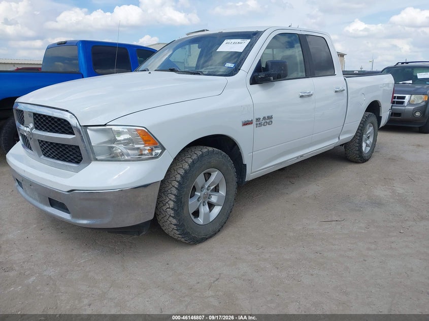 Vin: 1c6rr7gtxjs106460, lot: 46646564, ram 1500 slt  4x4 6'4 box 20182