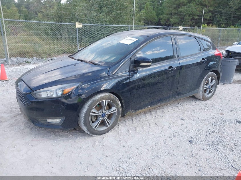 Vin: 1fadp3ke9gl401861, lot: 46646566, ford focus se 20162