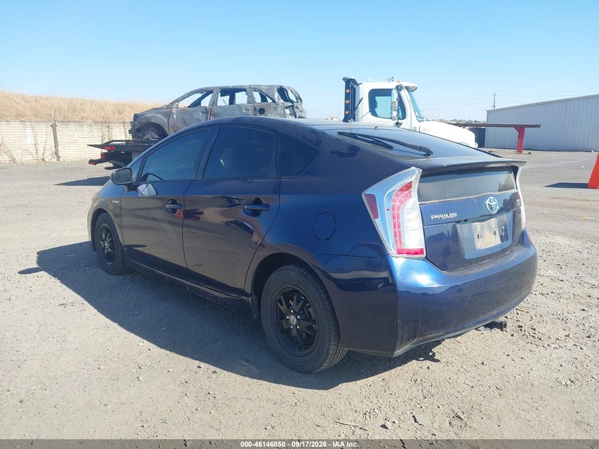 Vin: jtdkn3du2f0438794, lot: 46646607, toyota prius 20153