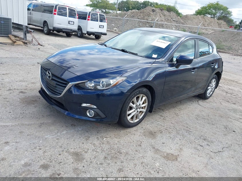 Vin: 3mzbm1m76gm260448, lot: 46646624, mazda mazda3 i touring 20162