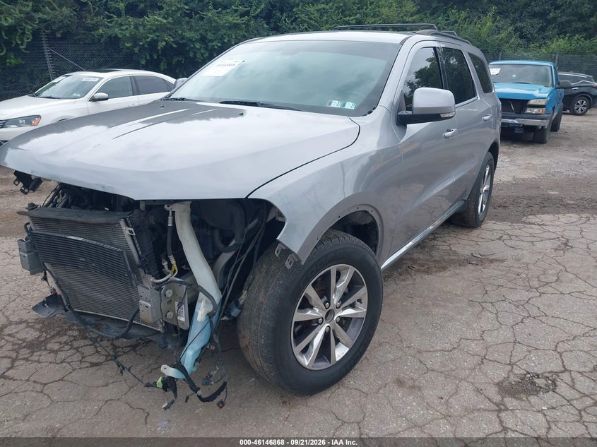 Vin: 1c4rdhdg6gc455445, lot: 46646625, dodge durango limited 20162
