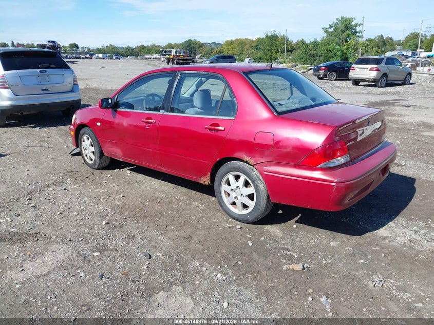 MITSUBISHI LANCER 2002 VIN JA3AJ36EX2U053045