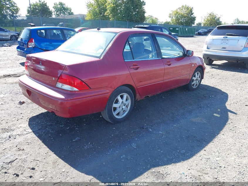 MITSUBISHI LANCER 2002 VIN JA3AJ36EX2U053045