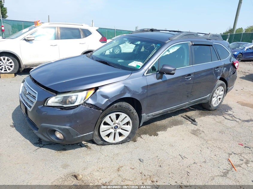 Vin: 4s4bsbfc5f3339999, lot: 46646640, subaru outback 2.5i premium 20152