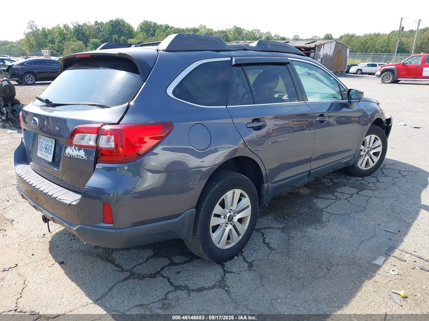 Vin: 4s4bsbfc5f3339999, lot: 46646640, subaru outback 2.5i premium 20154