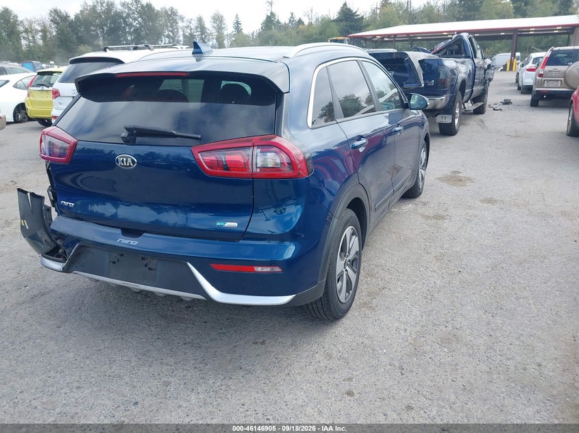 Vin: kndcc3lc5h5082558, lot: 46646662, kia niro ex 20174