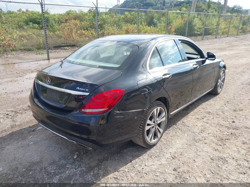 Vin: 55swf4kb7hu222187, lot: 46646675, mercedes-benz c 300 4matic 20174