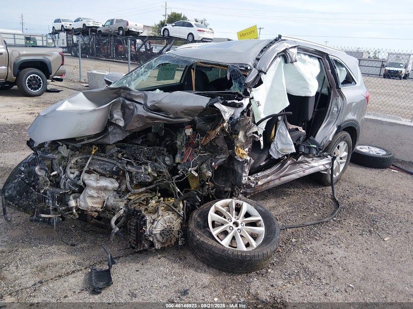 Vin: 5xypg4a56gg037800, lot: 46646680, kia sorento 3.3l lx 20162