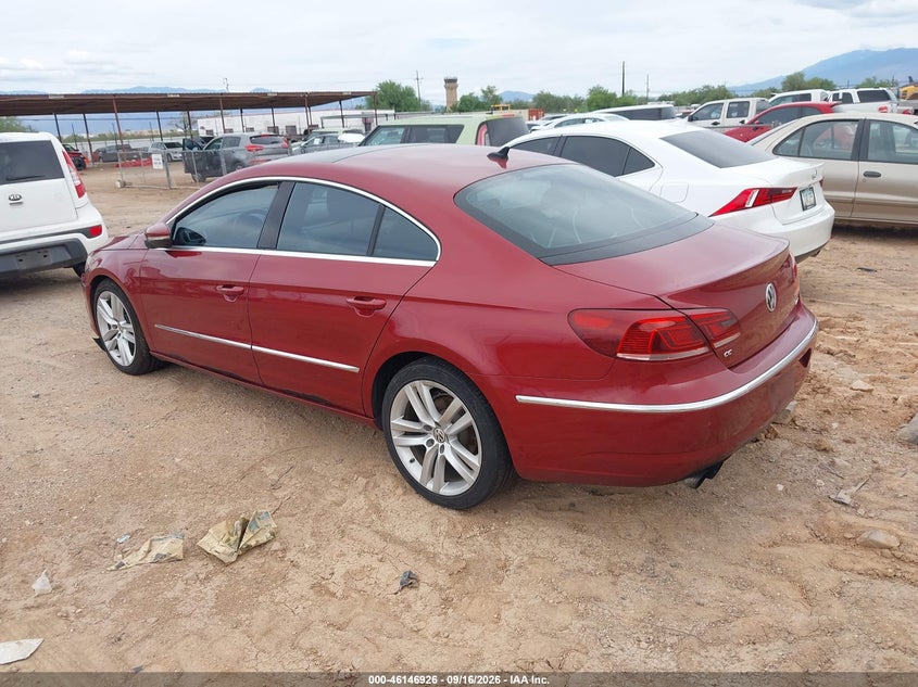 Vin: wvwrp7an5fe802724, lot: 46646683, volkswagen cc 2.0t executive 20153