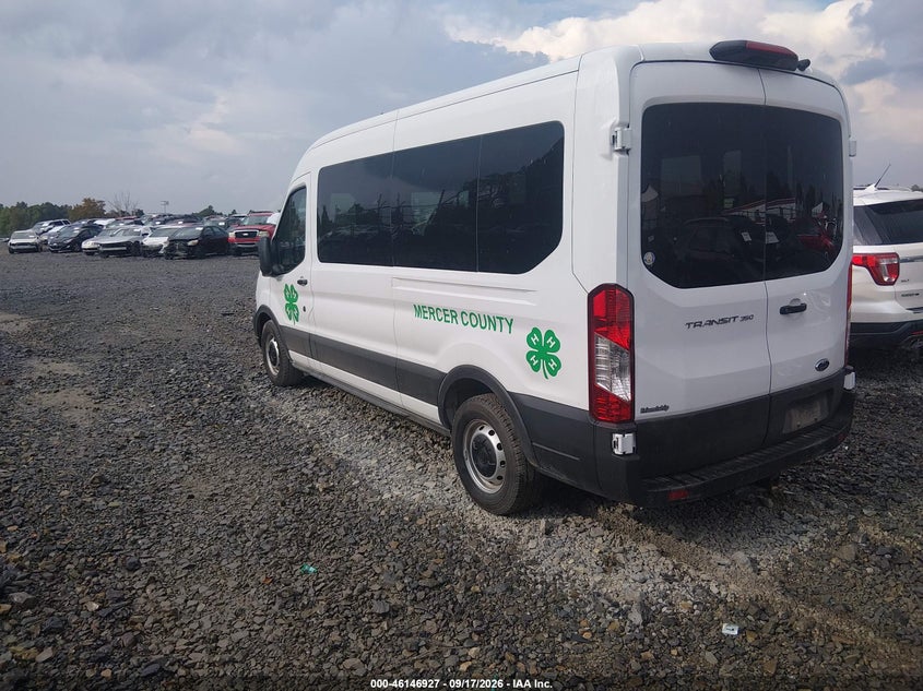Vin: 1fbax2c84rkb72180, lot: 46646684, ford transit-350 furgoneta de pasajeros xl 20243