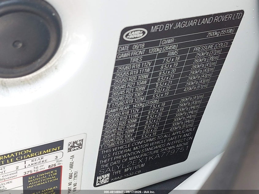 LAND ROVER RANGE ROVER VELAR - zdjęcie 9