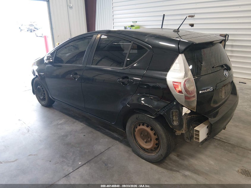 Vin: jtdkdtb34e1574270, lot: 46646705, toyota prius c one 20143