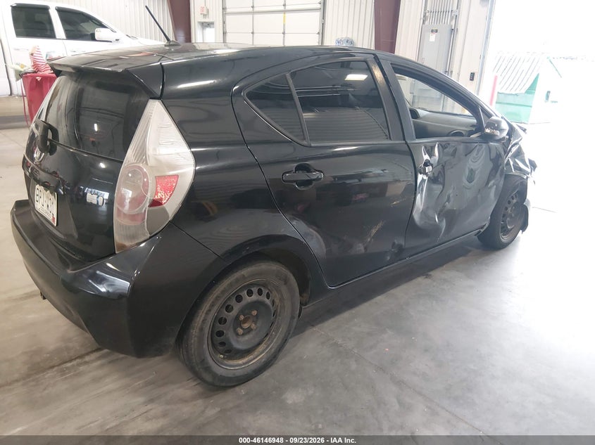 Vin: jtdkdtb34e1574270, lot: 46646705, toyota prius c one 20144