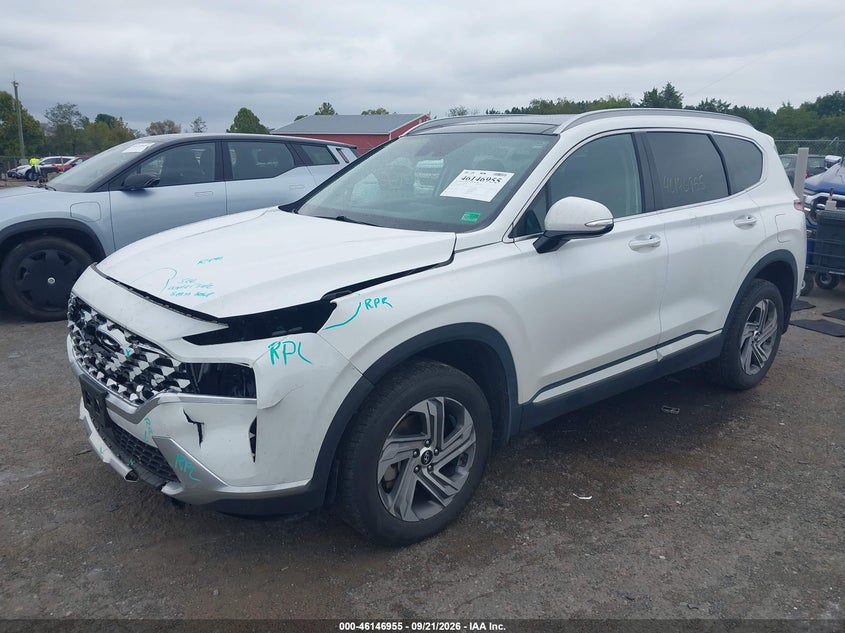 Vin: 5nms3daj8nh462778, lot: 46646712, hyundai santa fe sel 20222