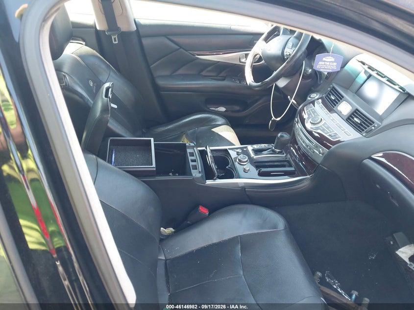 INFINITI M37 2013 VIN JN1BY1AP5DM511675