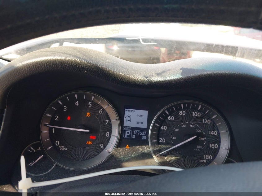 INFINITI M37 2013 VIN JN1BY1AP5DM511675
