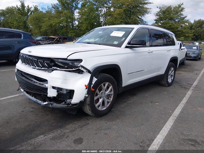 Vin: 1c4rjkbg2n8638740, lot: 46646750, jeep grand cherokee l limited 4x4 20222