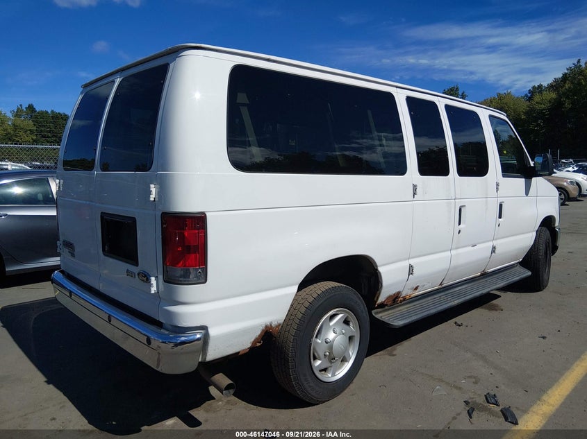 Vin: 1fbne3bl0edb06646, lot: 46646803, ford e-350 super duty xlt 20144