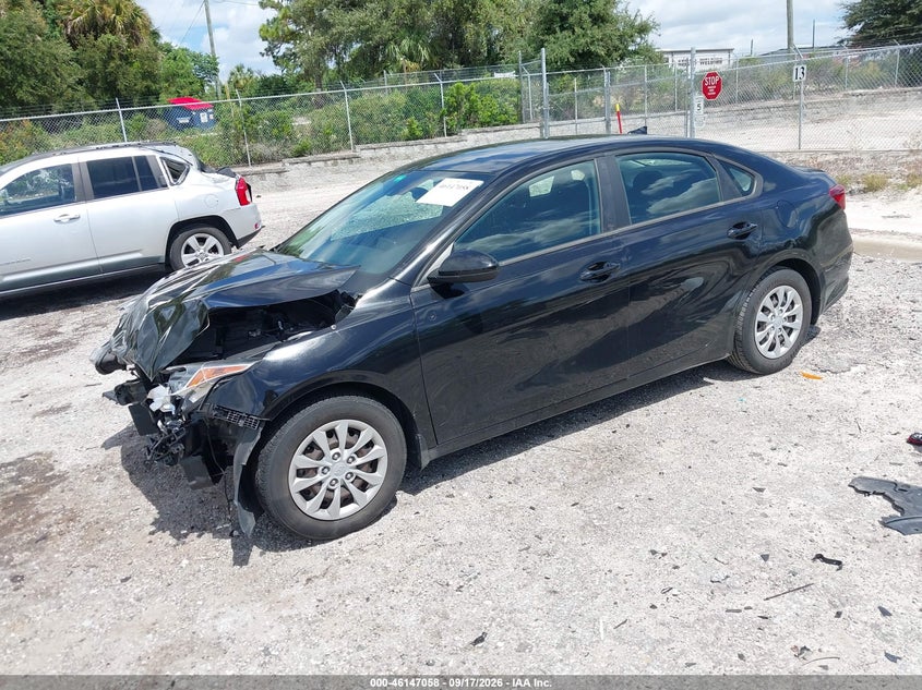 Vin: 3kpf24ad9me408572, lot: 46646815, kia forte fe 20212